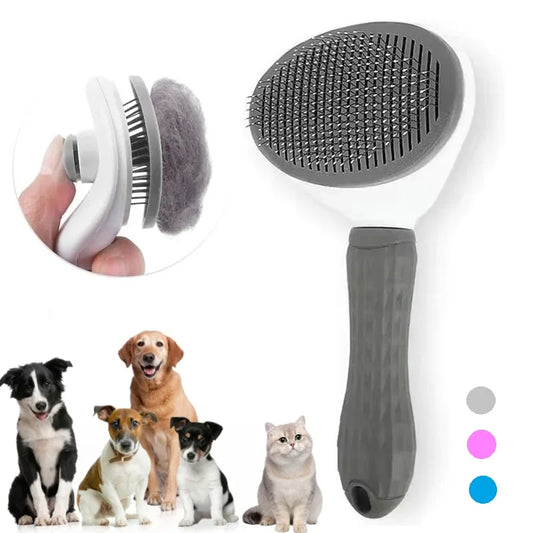 Peigne autonettoyant pour éliminer les poils d'animaux